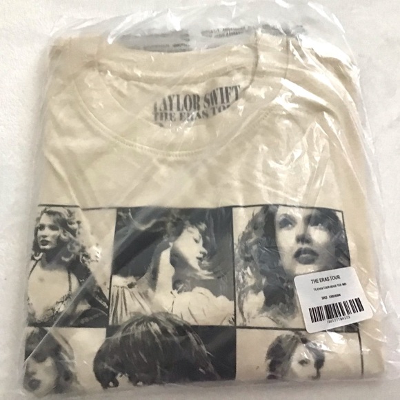 Taylor Swift Eras Tour Official Tee Top Merch New With Tag - Picture 1 of 3